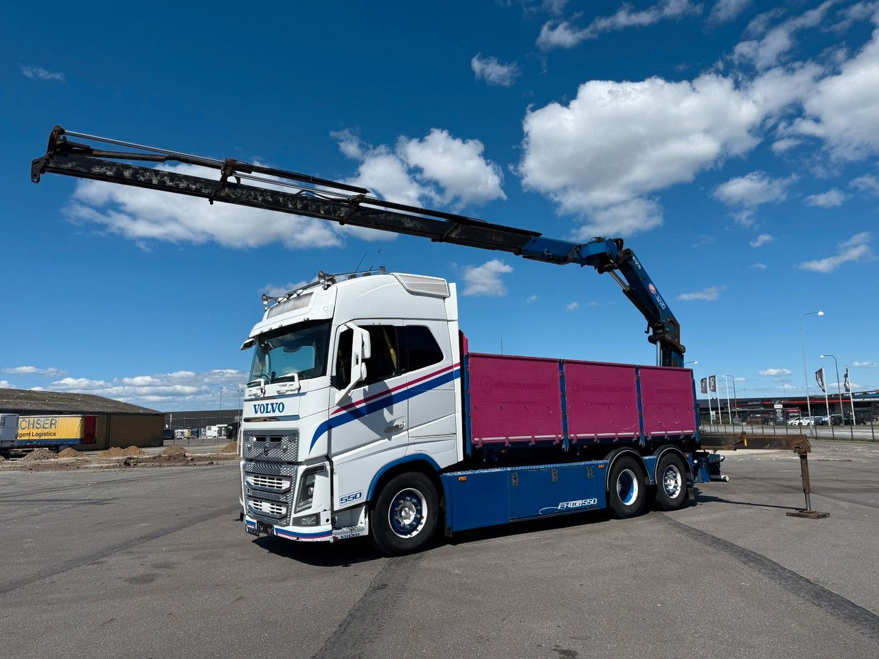 Volvo FH 16.550 6x2*4 / Crane HMF 3220K4 Euro 6 - Camion grue: photos 1 Volvo FH 16.550 6x2*4 / Crane HMF 3220K4 Euro 6 - Camion grue: photos 1