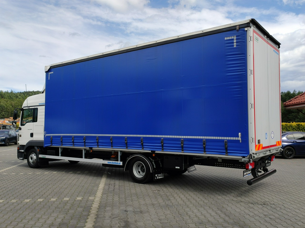 Camion à rideaux coulissants MAN TGL12.250 E6 Firana Tył Drzwi Dach Zsuwany Bogato Wyposażony: photos 12