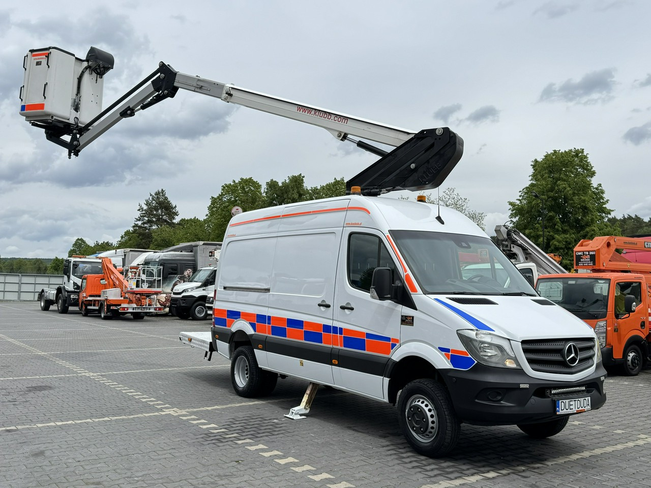 Mercedes Sprinter Zwyżka Podnośnik Koszowy KLUBB K42P UDT WUMAG GSR - Camion avec nacelle: photos 3 Mercedes Sprinter Zwyżka Podnośnik Koszowy KLUBB K42P UDT WUMAG GSR - Camion avec nacelle: photos 3