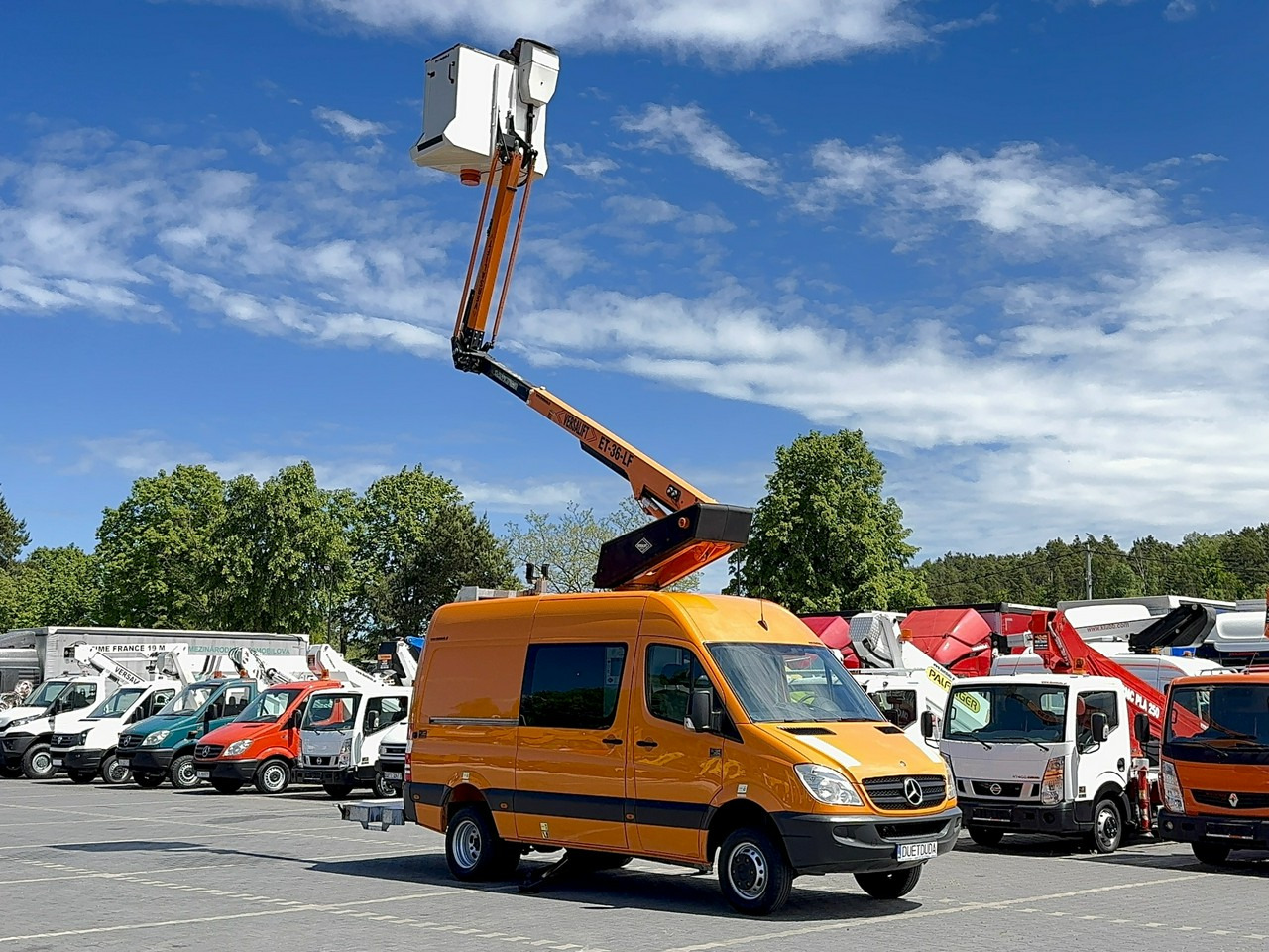 Mercedes Sprinter Zwyżka Podnośnik Koszowy VERSALIFT KLUBB ET-36-LF UDT - Camion avec nacelle: photos 1 Mercedes Sprinter Zwyżka Podnośnik Koszowy VERSALIFT KLUBB ET-36-LF UDT - Camion avec nacelle: photos 1