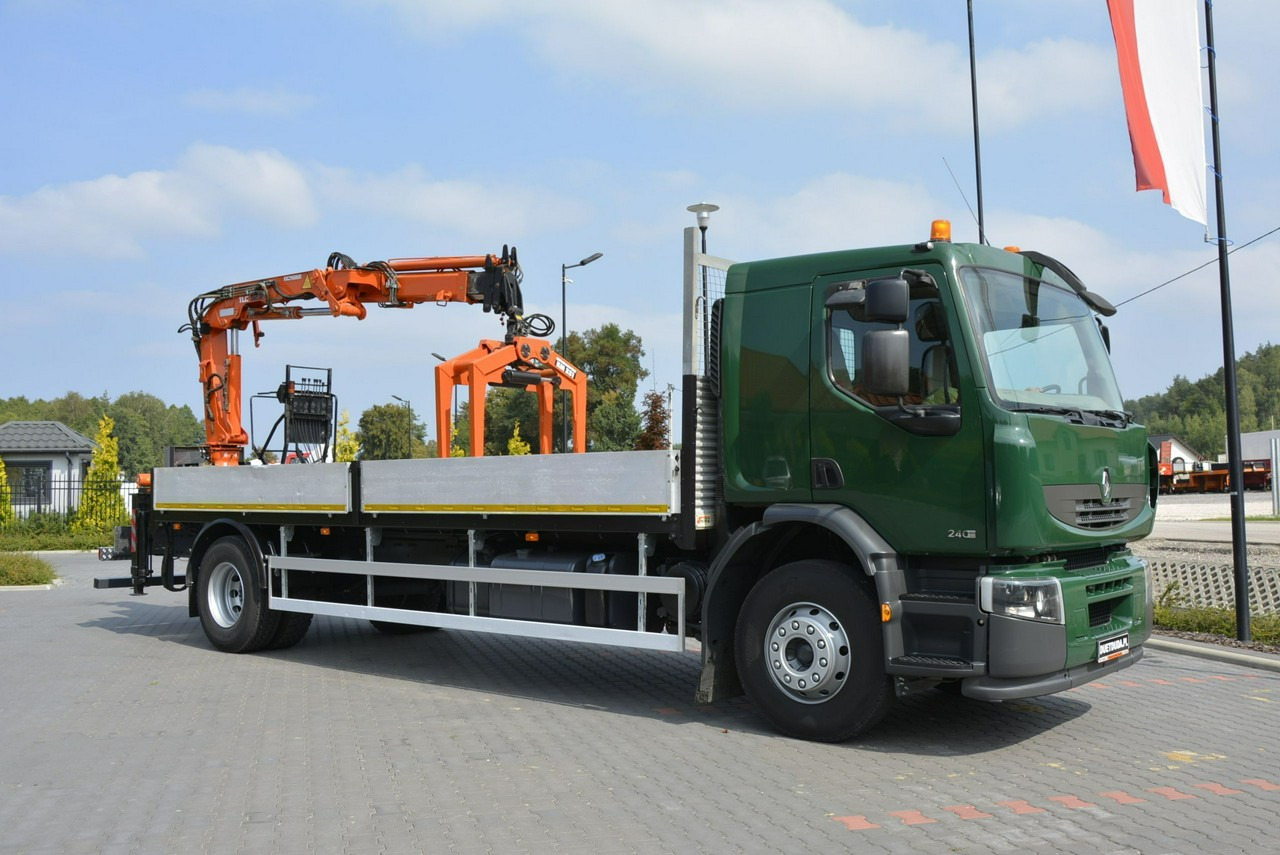 Renault Premium 180.240DXI długość Skrzyni-6.820cm + HDS TEREX TLC 92.2 - Camion plateau, Camion grue: photos 2 Renault Premium 180.240DXI długość Skrzyni-6.820cm + HDS TEREX TLC 92.2 - Camion plateau, Camion grue: photos 2