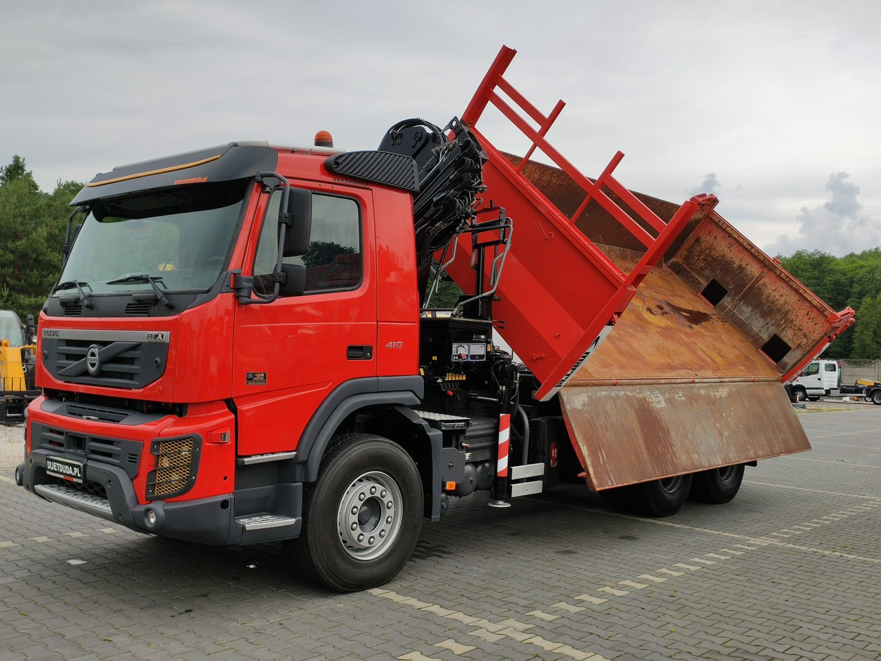 Volvo FMX 410 6x4 13L HDS Radiowy Hydroburta - Camion benne, Camion grue: photos 5 Volvo FMX 410 6x4 13L HDS Radiowy Hydroburta - Camion benne, Camion grue: photos 5
