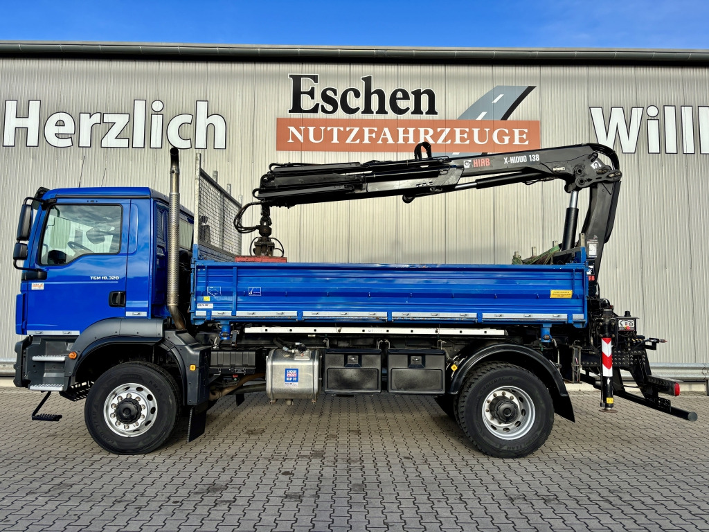 MAN TGM 18.320 4x4 BB / HIAB X-HIDUO-Kran - Camion benne, Camion grue: photos 2 MAN TGM 18.320 4x4 BB / HIAB X-HIDUO-Kran - Camion benne, Camion grue: photos 2