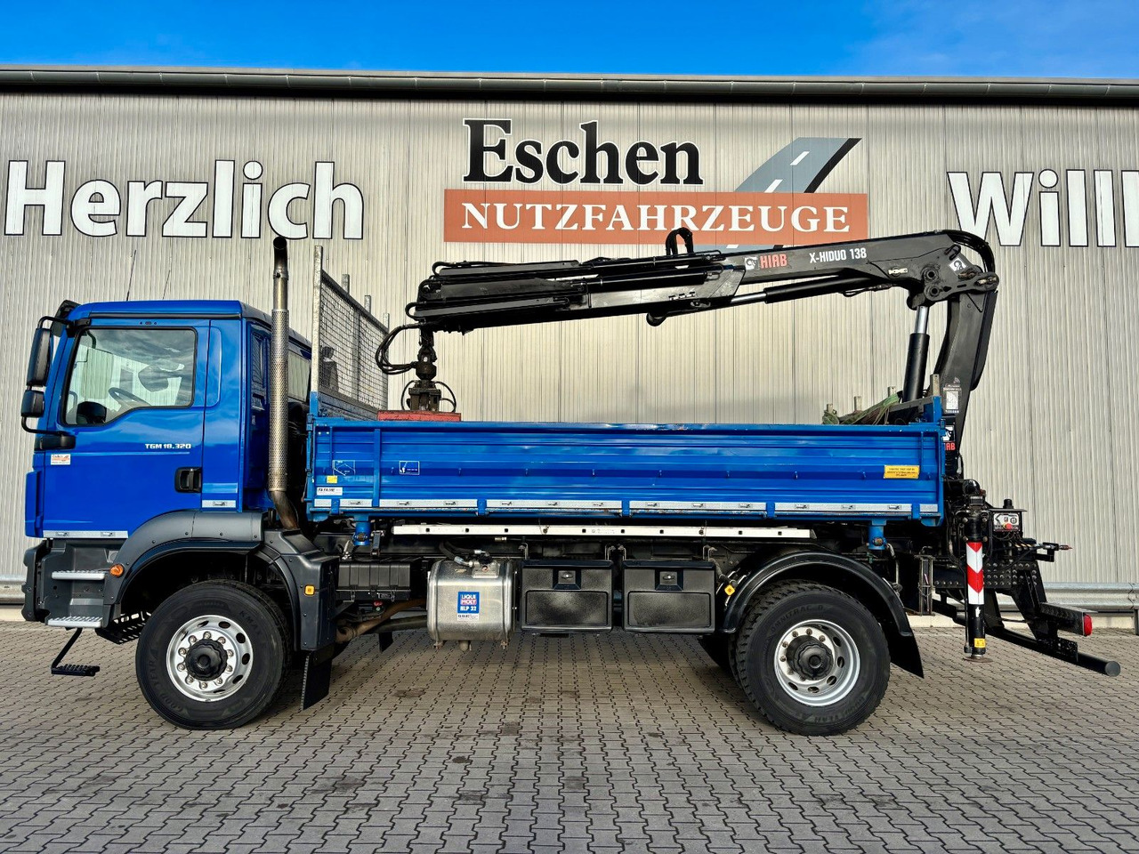 MAN TGM 18.320 4x4 BB | TÜV NEU*HIAB XHIDUO 138*FUNK - Camion benne, Camion grue: photos 2 MAN TGM 18.320 4x4 BB | TÜV NEU*HIAB XHIDUO 138*FUNK - Camion benne, Camion grue: photos 2
