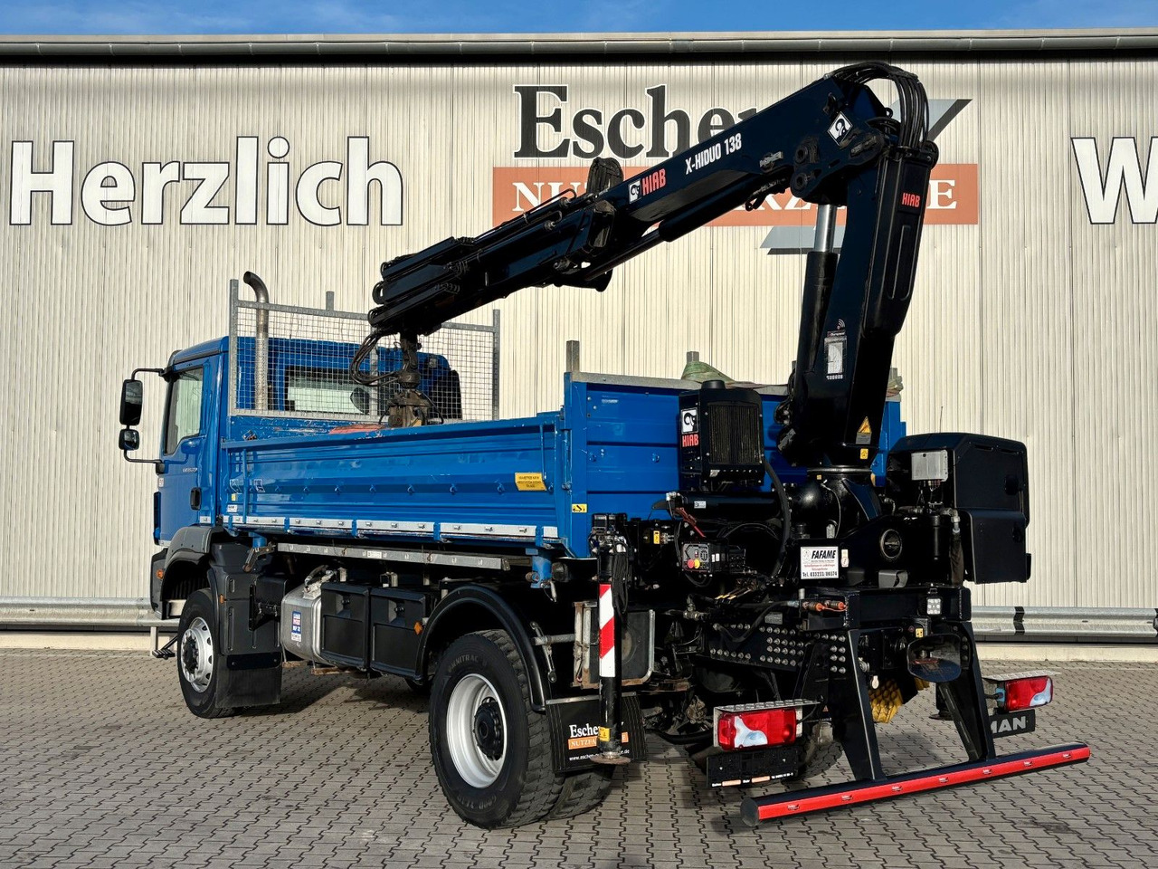 MAN TGM 18.320 4x4 BB | TÜV NEU*HIAB XHIDUO 138*FUNK - Camion benne, Camion grue: photos 3 MAN TGM 18.320 4x4 BB | TÜV NEU*HIAB XHIDUO 138*FUNK - Camion benne, Camion grue: photos 3