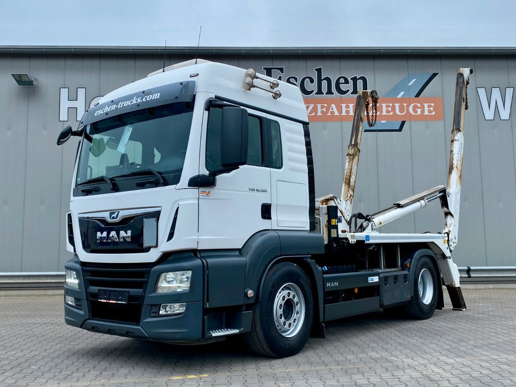 MAN TGS 18.500 LL LX Fernverkehr*MEILLER AK12*Funk - Camion multibenne: photos 1 MAN TGS 18.500 LL LX Fernverkehr*MEILLER AK12*Funk - Camion multibenne: photos 1