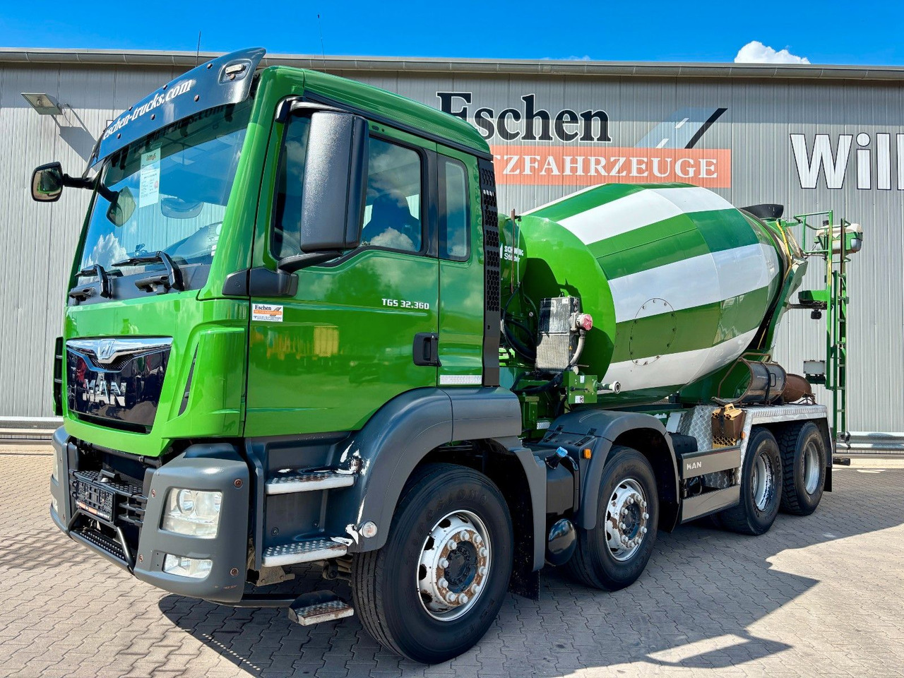 MAN TGS 32.360 8x4 BB | 9m³ Stetter*Automatik*Kamera - Camion malaxeur: photos 1 MAN TGS 32.360 8x4 BB | 9m³ Stetter*Automatik*Kamera - Camion malaxeur: photos 1