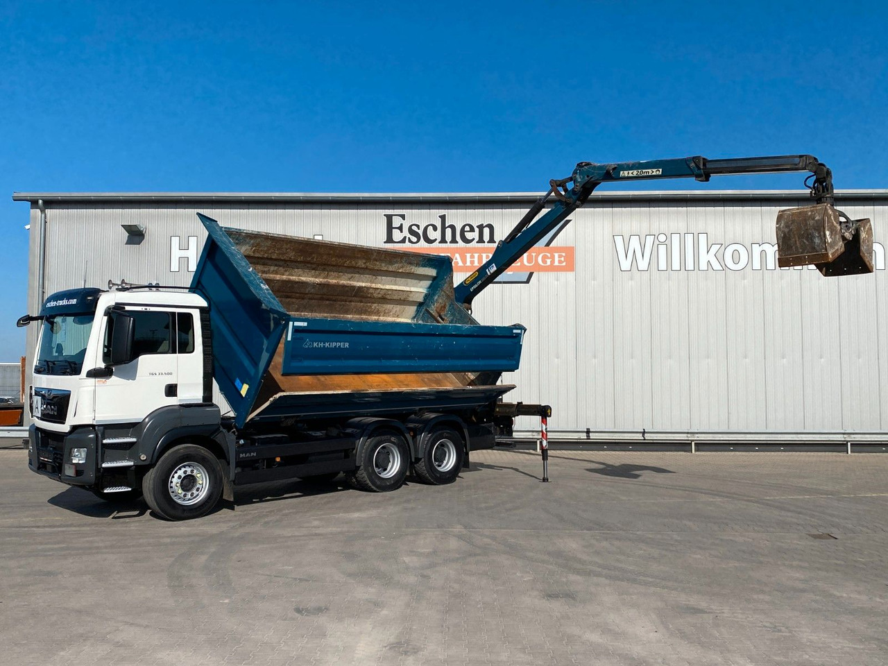 MAN TGS 33.500 6x4 BB | Palfinger M12L80*Bordmatik MAN TGS 33.500 6x4 BB | Palfinger M12L80*Bordmatik - Camion benne, Camion grue: photos 1 MAN TGS 33.500 6x4 BB | Palfinger M12L80*Bordmatik MAN TGS 33.500 6x4 BB | Palfinger M12L80*Bordmatik - Camion benne, Camion grue: photos 1