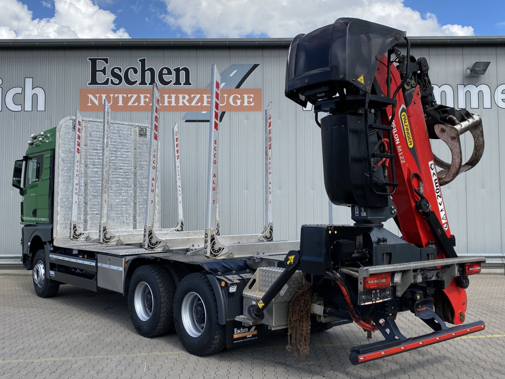 MAN TGX 33.580 6x4 BB Kurzholzaufbau / Kran - Camion grumier, Camion grue: photos 3 MAN TGX 33.580 6x4 BB Kurzholzaufbau / Kran - Camion grumier, Camion grue: photos 3