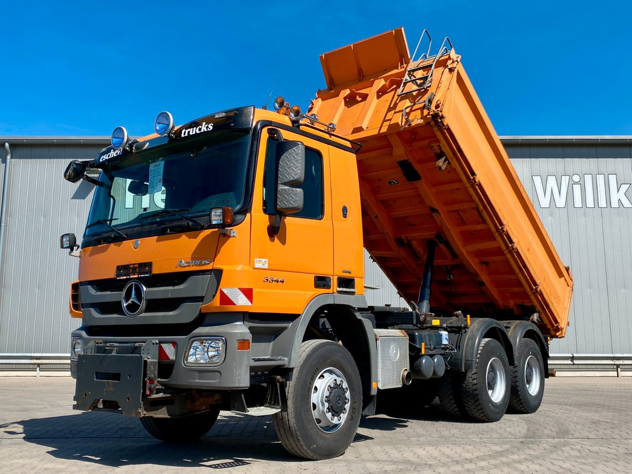 Mercedes-Benz 3344 Actros MP3 6x6 | MEILLER*Telligent*AC*AHK - Camion benne: photos 1 Mercedes-Benz 3344 Actros MP3 6x6 | MEILLER*Telligent*AC*AHK - Camion benne: photos 1