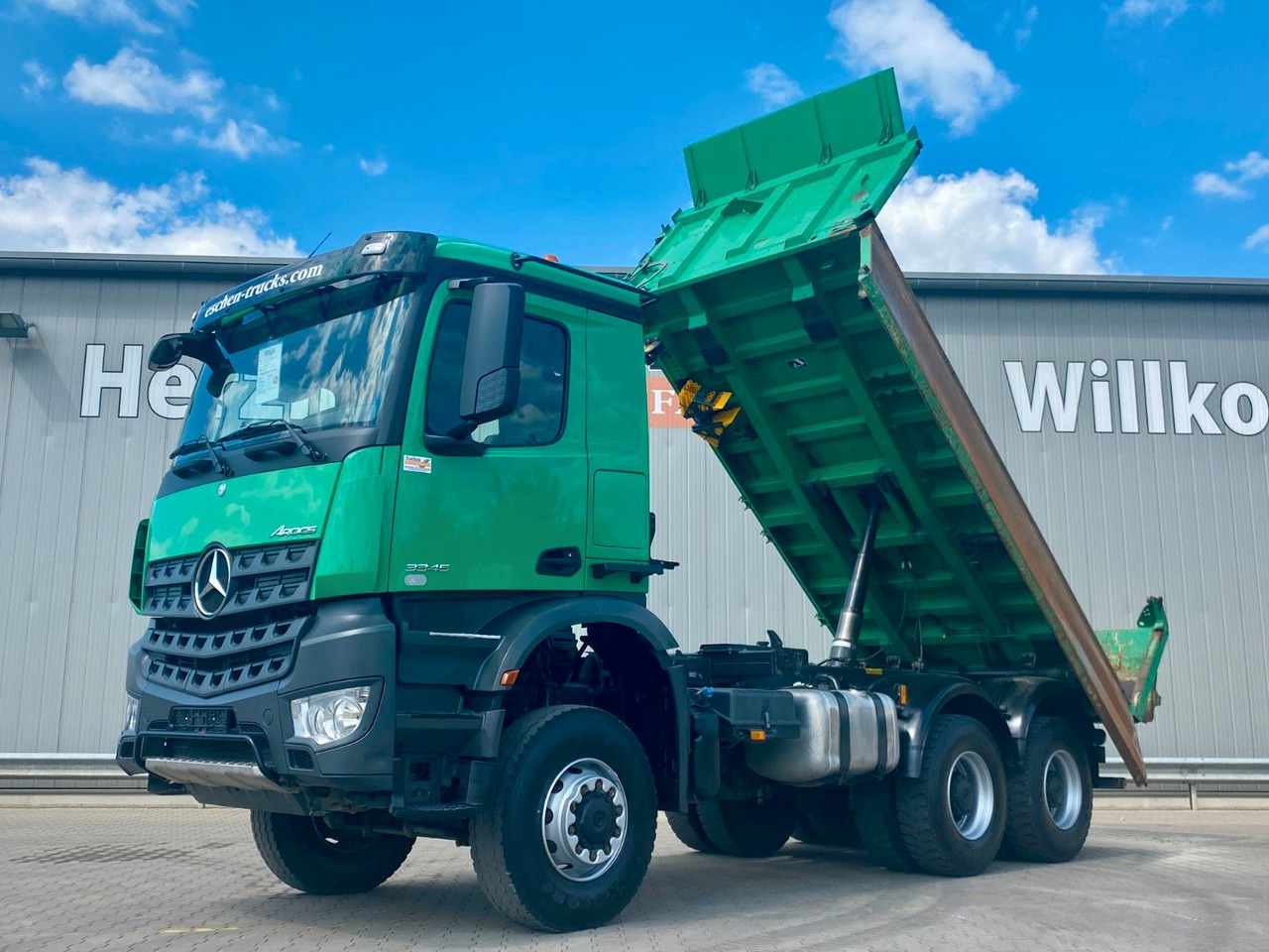 Mercedes-Benz 3345 Arocs 6x6 | MEILLER*Bordmatik*AHK*Blatt*AC - Camion benne: photos 1 Mercedes-Benz 3345 Arocs 6x6 | MEILLER*Bordmatik*AHK*Blatt*AC - Camion benne: photos 1