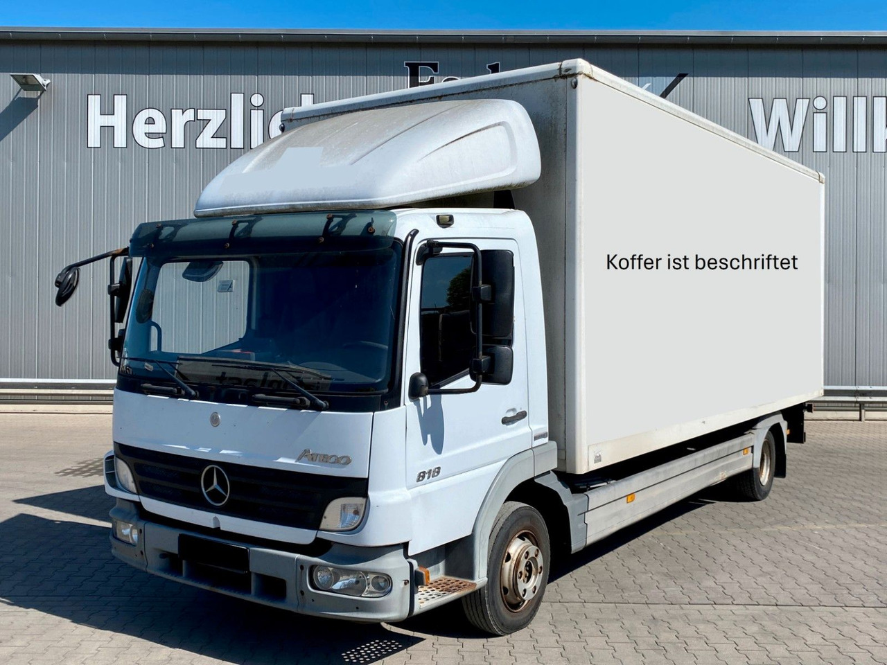 Mercedes-Benz 818 Atego | MBB LBW 1,00to.*3x Sitze*AHK*Teppich - Fourgon: photos 1 Mercedes-Benz 818 Atego | MBB LBW 1,00to.*3x Sitze*AHK*Teppich - Fourgon: photos 1