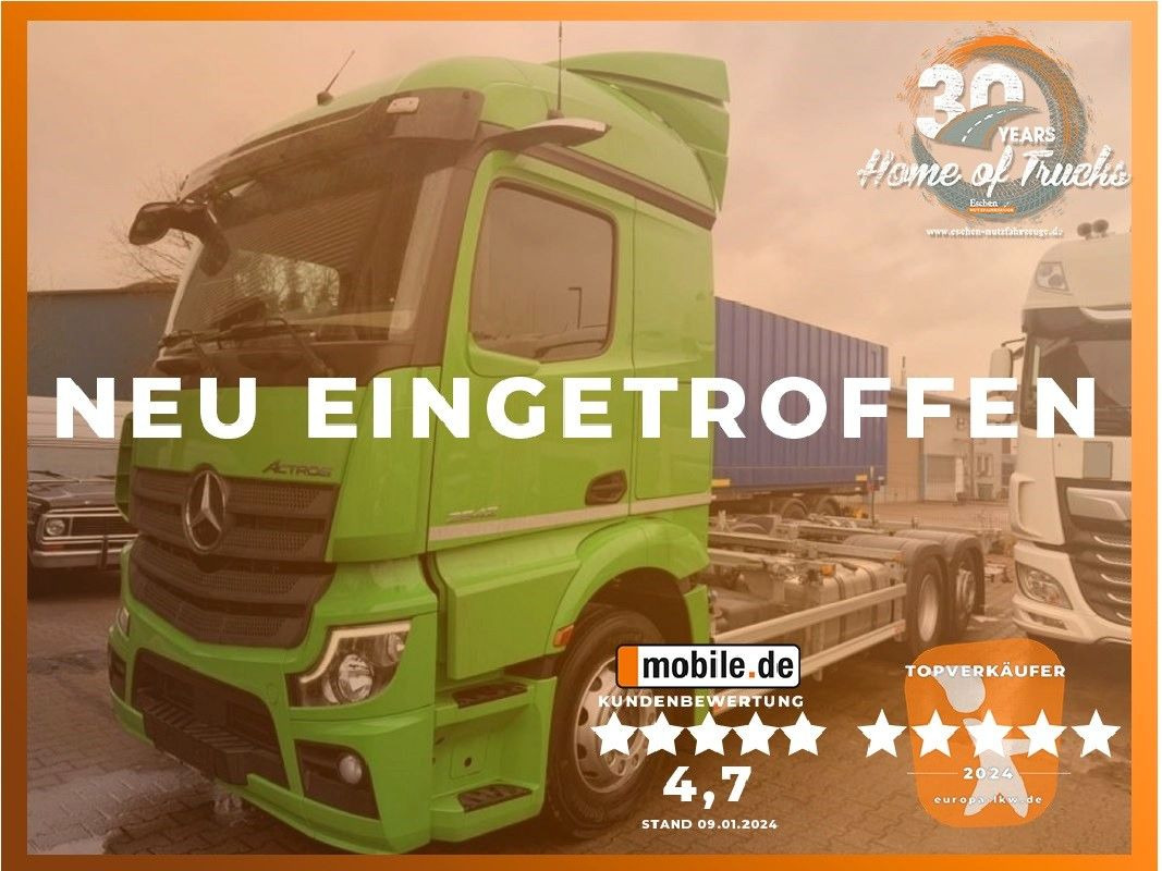 Mercedes-Benz Actros MP5 2542 L BDF | Lift/Lenk*LBW*MirrorCam - Camion porte-conteneur/ Caisse mobile: photos 1 Mercedes-Benz Actros MP5 2542 L BDF | Lift/Lenk*LBW*MirrorCam - Camion porte-conteneur/ Caisse mobile: photos 1