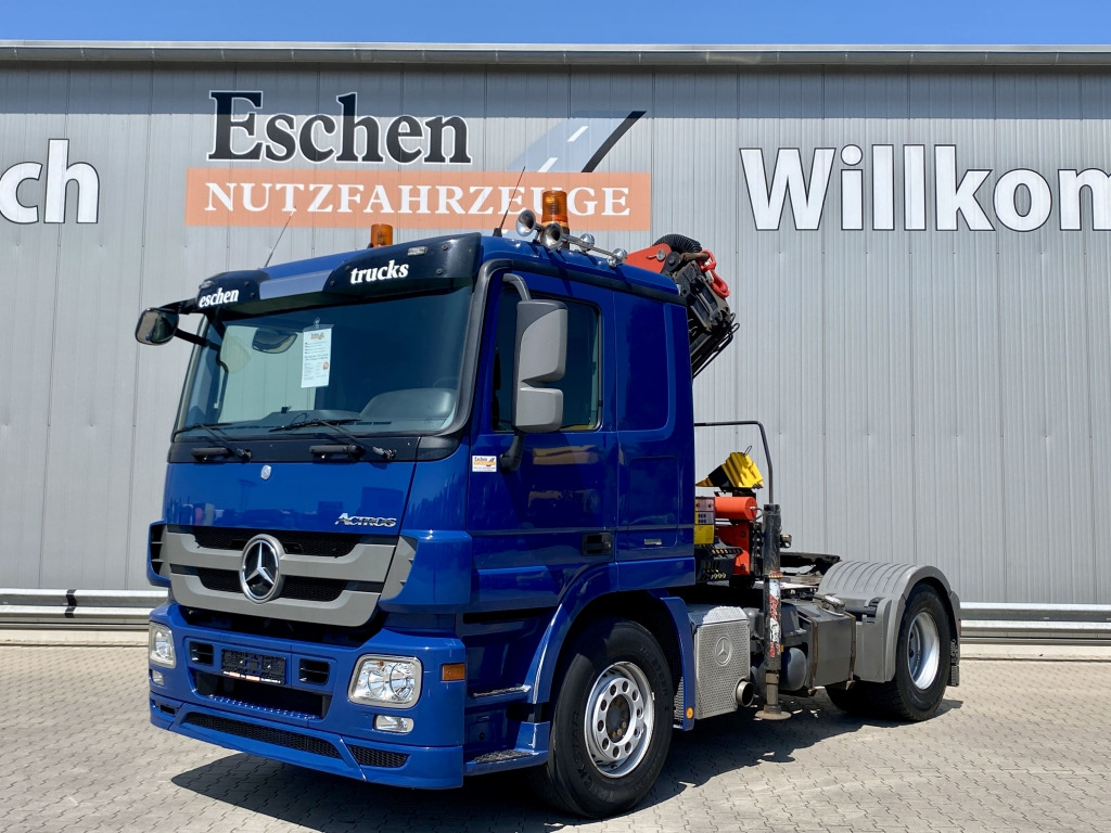 Mercedes-Benz 1841 LS, Actros MP3 / Palfinger PK 18502-SHC - Tracteur routier: photos 1 Mercedes-Benz 1841 LS, Actros MP3 / Palfinger PK 18502-SHC - Tracteur routier: photos 1
