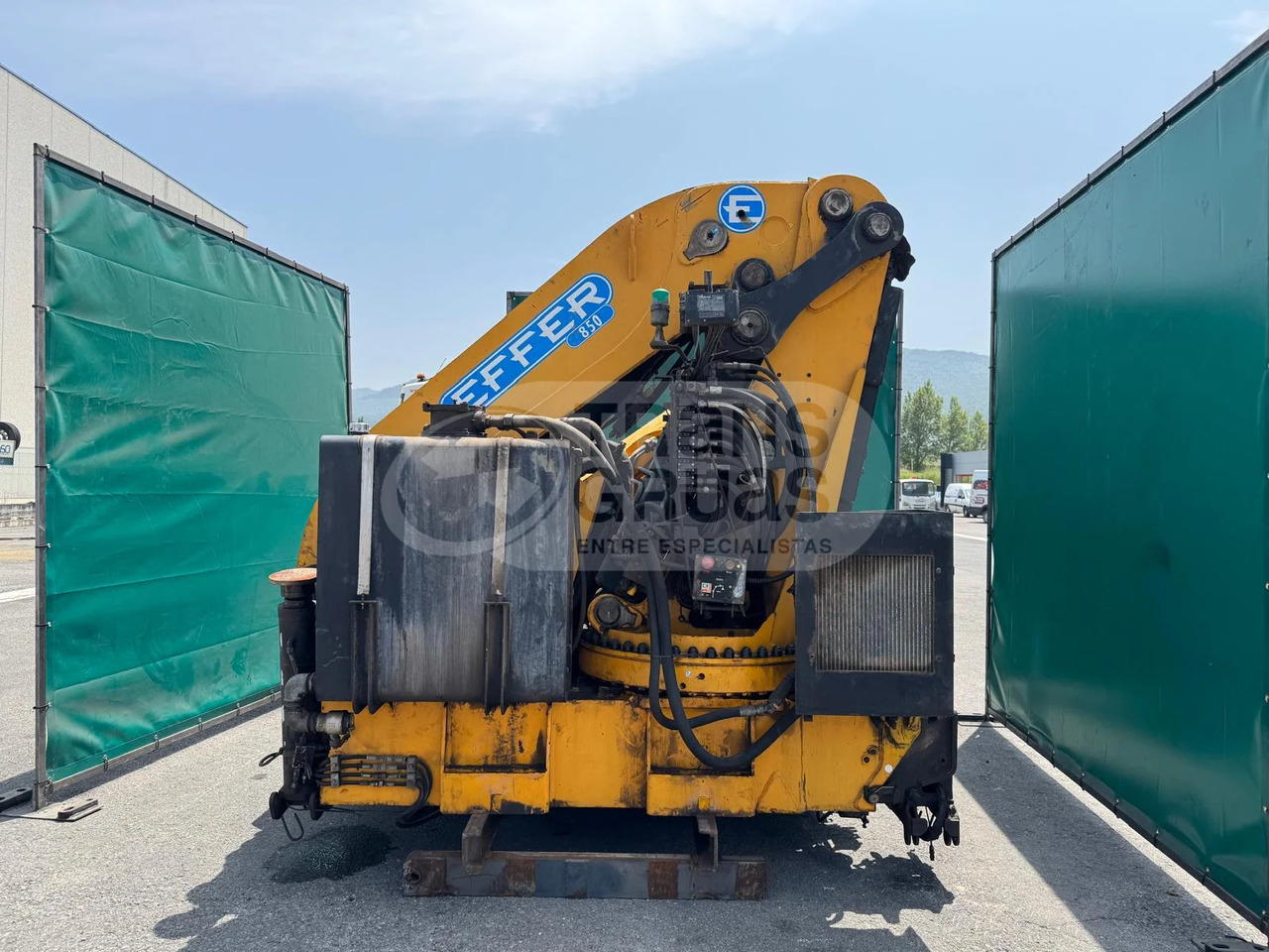 Grúa hidráulica Effer 850 8S - Grue auxiliaire: photos 2 Grúa hidráulica Effer 850 8S - Grue auxiliaire: photos 2