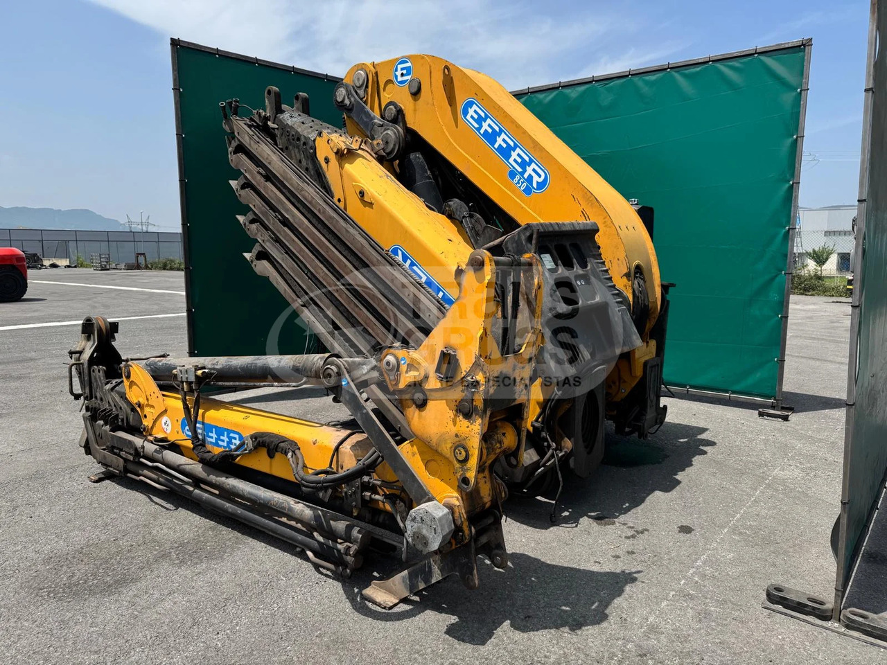 Grúa hidráulica Effer 850 8S - Grue auxiliaire: photos 4 Grúa hidráulica Effer 850 8S - Grue auxiliaire: photos 4