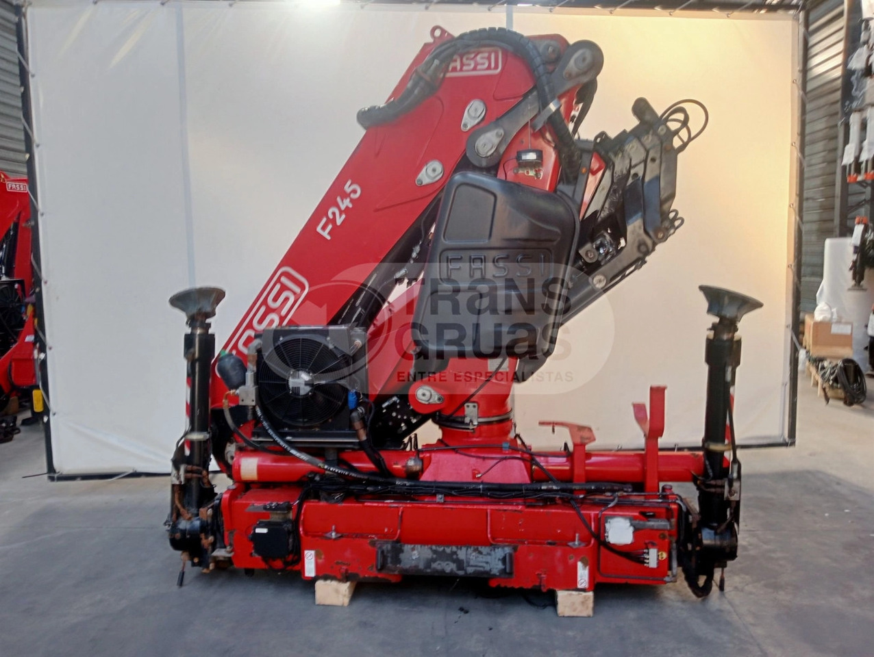 Grúa hidráulica Fassi F245A.2.25 - Grue auxiliaire: photos 2 Grúa hidráulica Fassi F245A.2.25 - Grue auxiliaire: photos 2