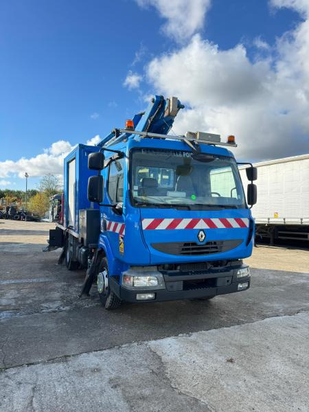 Renault Midlum 180 - Camion avec nacelle: photos 1 Renault Midlum 180 - Camion avec nacelle: photos 1