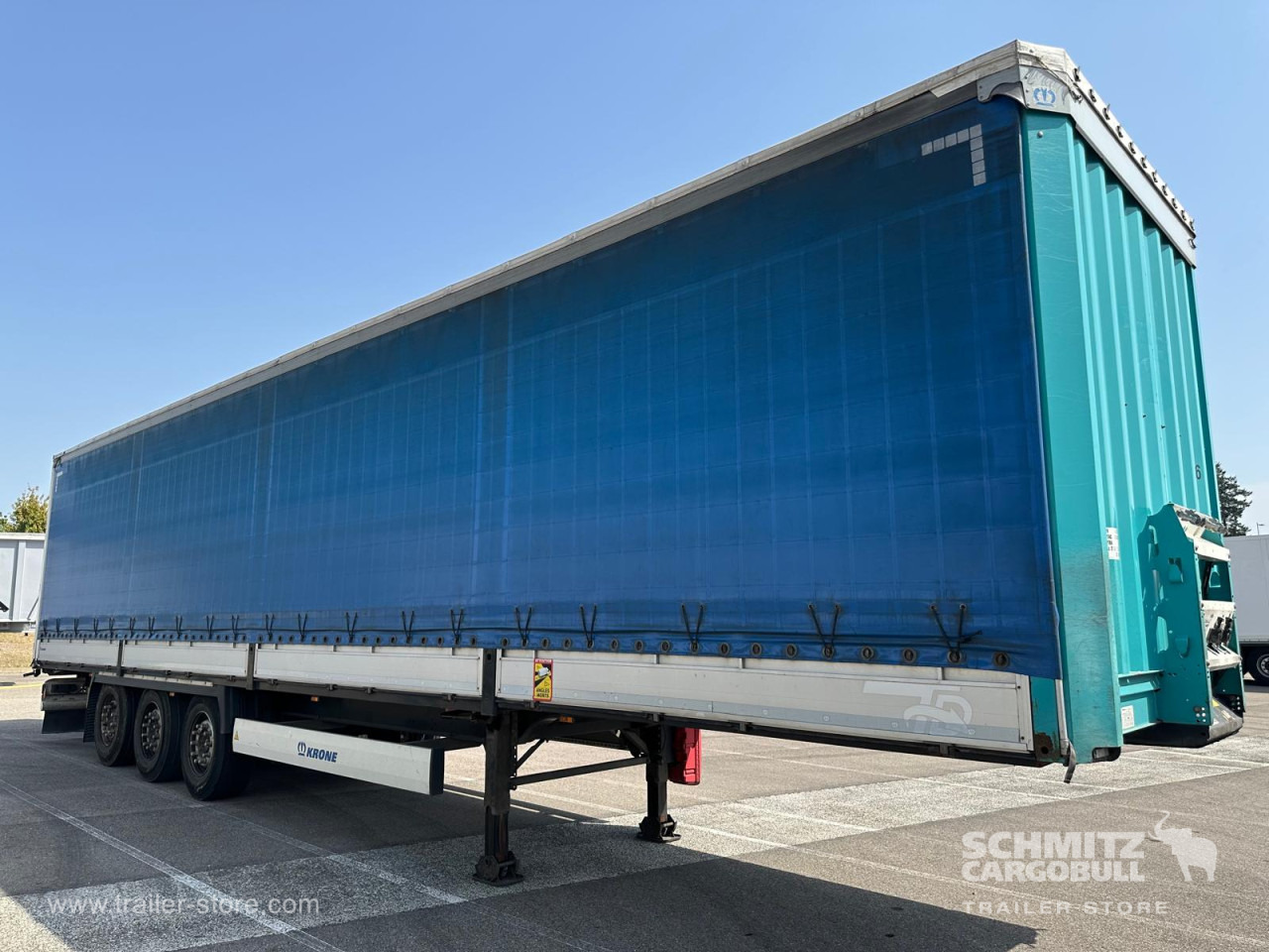 KRONE Curtainsider Dropside - Semi-remorque rideaux coulissants: photos 1 KRONE Curtainsider Dropside - Semi-remorque rideaux coulissants: photos 1
