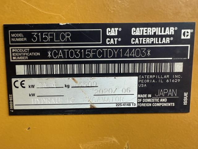 Cat 315 F LCR  - Pelle sur chenille: photos 5 Cat 315 F LCR  - Pelle sur chenille: photos 5