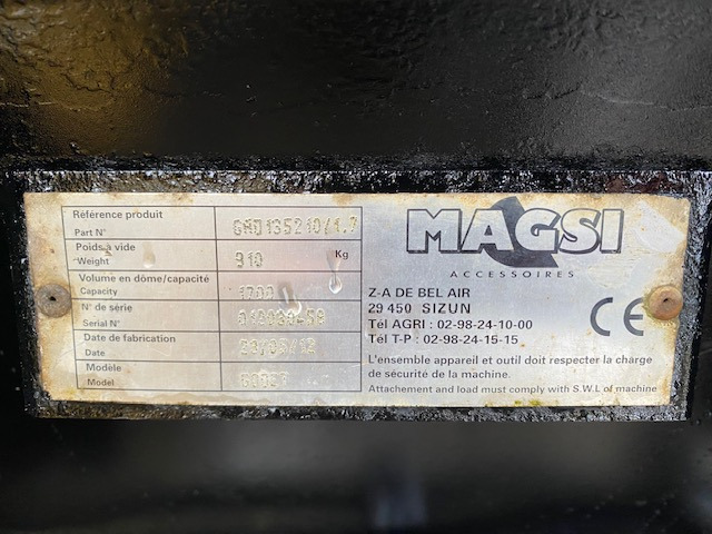Magsi GHD - Godet pour chargeur: photos 5 Magsi GHD - Godet pour chargeur: photos 5