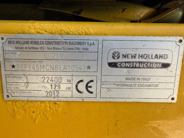 New Holland Kobelco E 215 C - Pelle sur chenille: photos 5 New Holland Kobelco E 215 C - Pelle sur chenille: photos 5