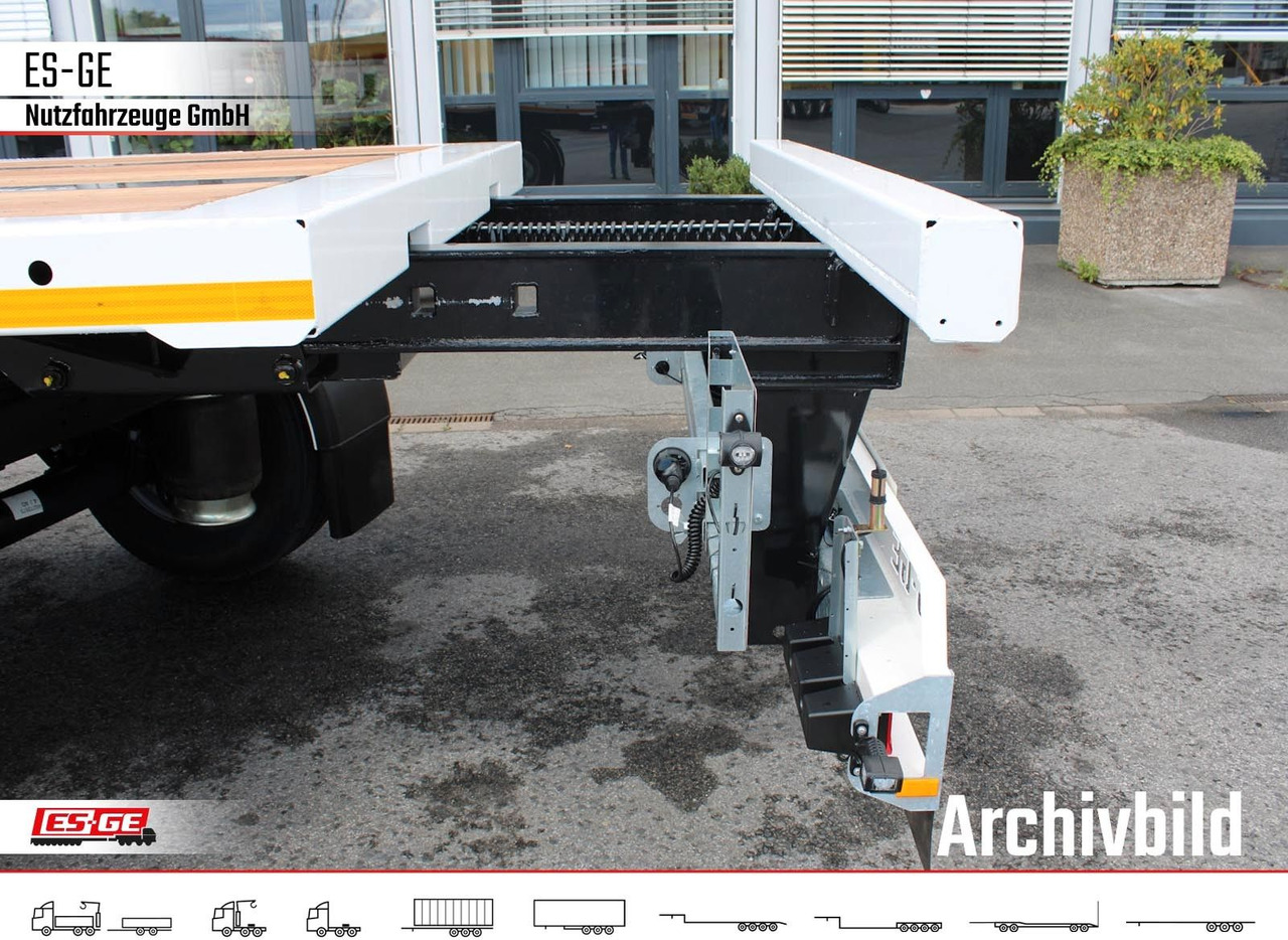 ES-GE 2-Achs-SAH, zwangsgelenkt, pneum. Heckausschub - Semi-remorque plateau: photos 5 ES-GE 2-Achs-SAH, zwangsgelenkt, pneum. Heckausschub - Semi-remorque plateau: photos 5