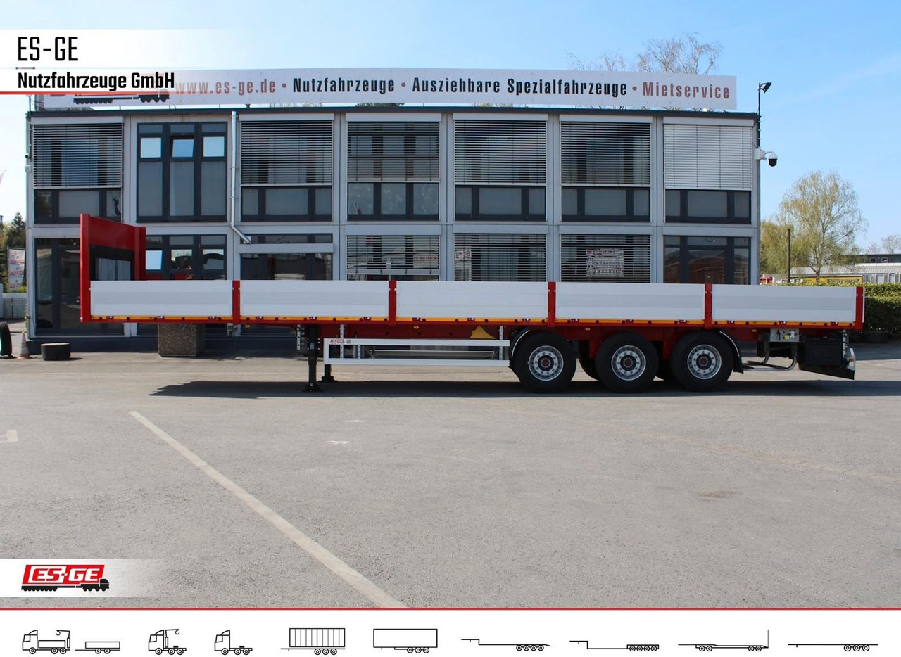 ES-GE 3-Achs Sattelanhänger -Bordwände - Semi-remorque plateau: photos 2 ES-GE 3-Achs Sattelanhänger -Bordwände - Semi-remorque plateau: photos 2