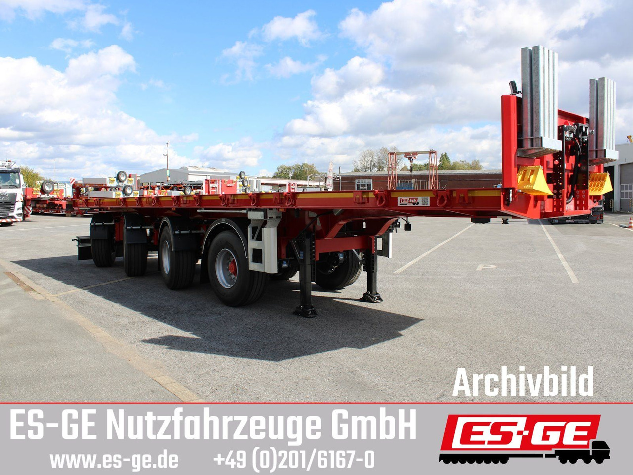 ES-GE 4-Achs-Ballastauflieger - Semi-remorque plateau: photos 4 ES-GE 4-Achs-Ballastauflieger - Semi-remorque plateau: photos 4