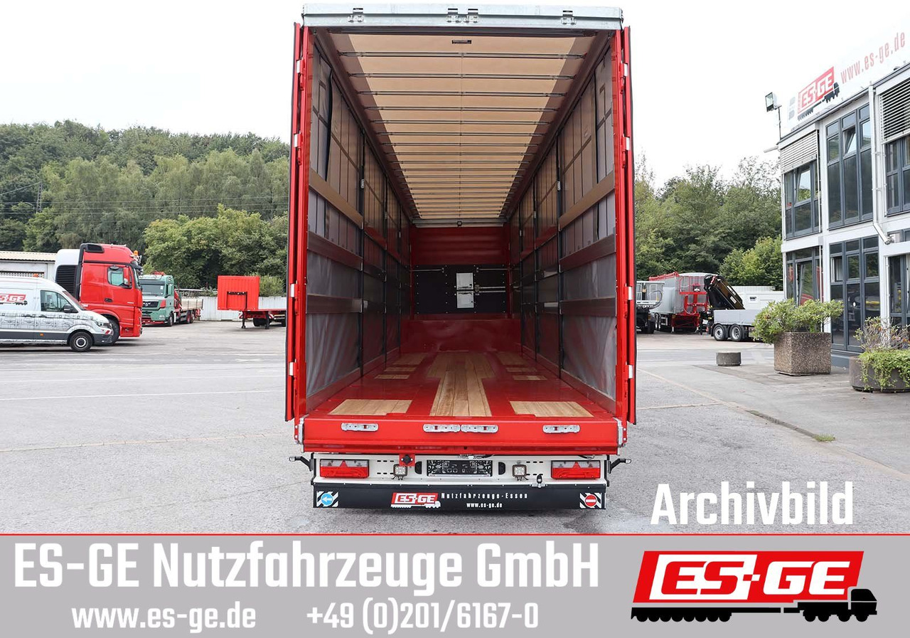 Semi-remorque surbaissé ES-GE 4-Achs-Satteltieflader mit Curtainsider-Aufbau: photos 6