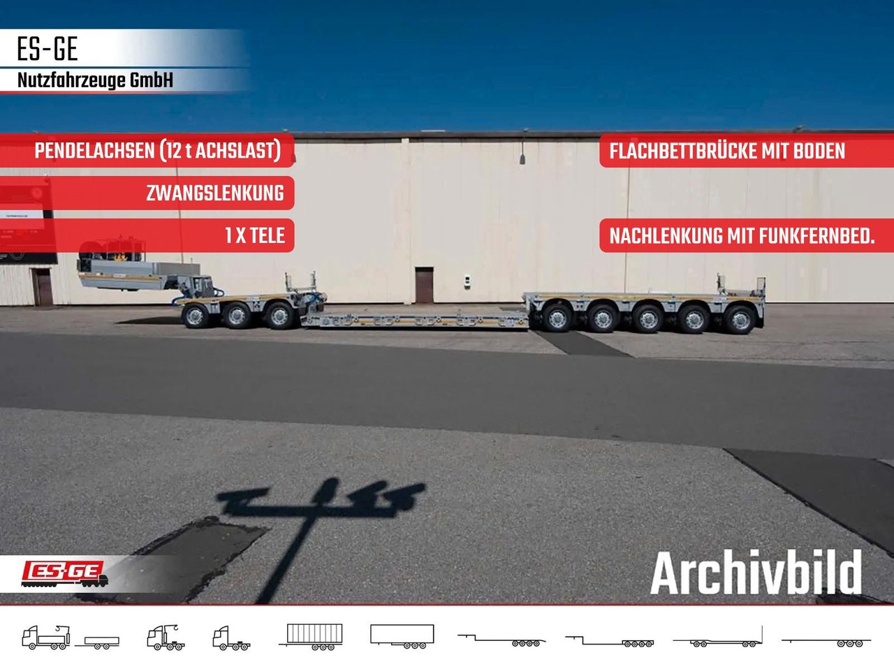 Faymonville MAX Trailer 3+5 Tiefbett Kombination ATX - Semi-remorque surbaissé: photos 1 Faymonville MAX Trailer 3+5 Tiefbett Kombination ATX - Semi-remorque surbaissé: photos 1