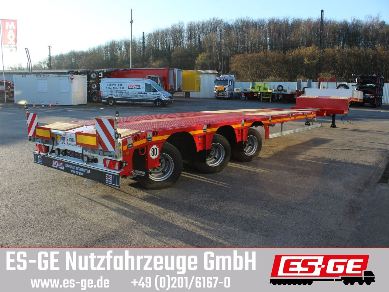 Faymonville MAX Trailer MAX110 Semi-Tieflader - Semi-remorque surbaissé: photos 3 Faymonville MAX Trailer MAX110 Semi-Tieflader - Semi-remorque surbaissé: photos 3