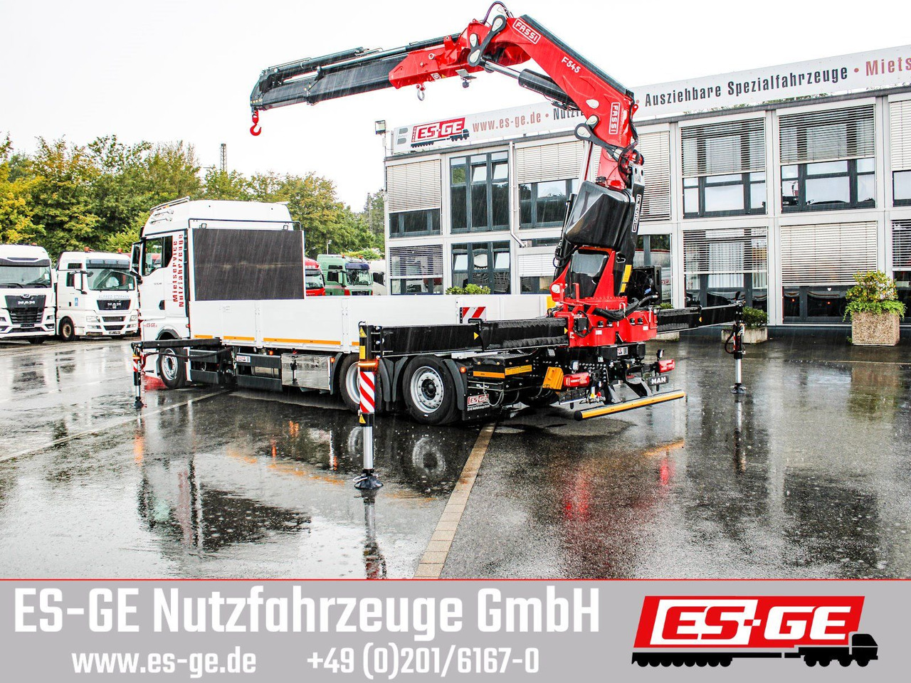 MAN TGX 26.480 6x2-4 LL CH mit Fassi F545RA.2.26 - Camion plateau, Camion grue: photos 2 MAN TGX 26.480 6x2-4 LL CH mit Fassi F545RA.2.26 - Camion plateau, Camion grue: photos 2