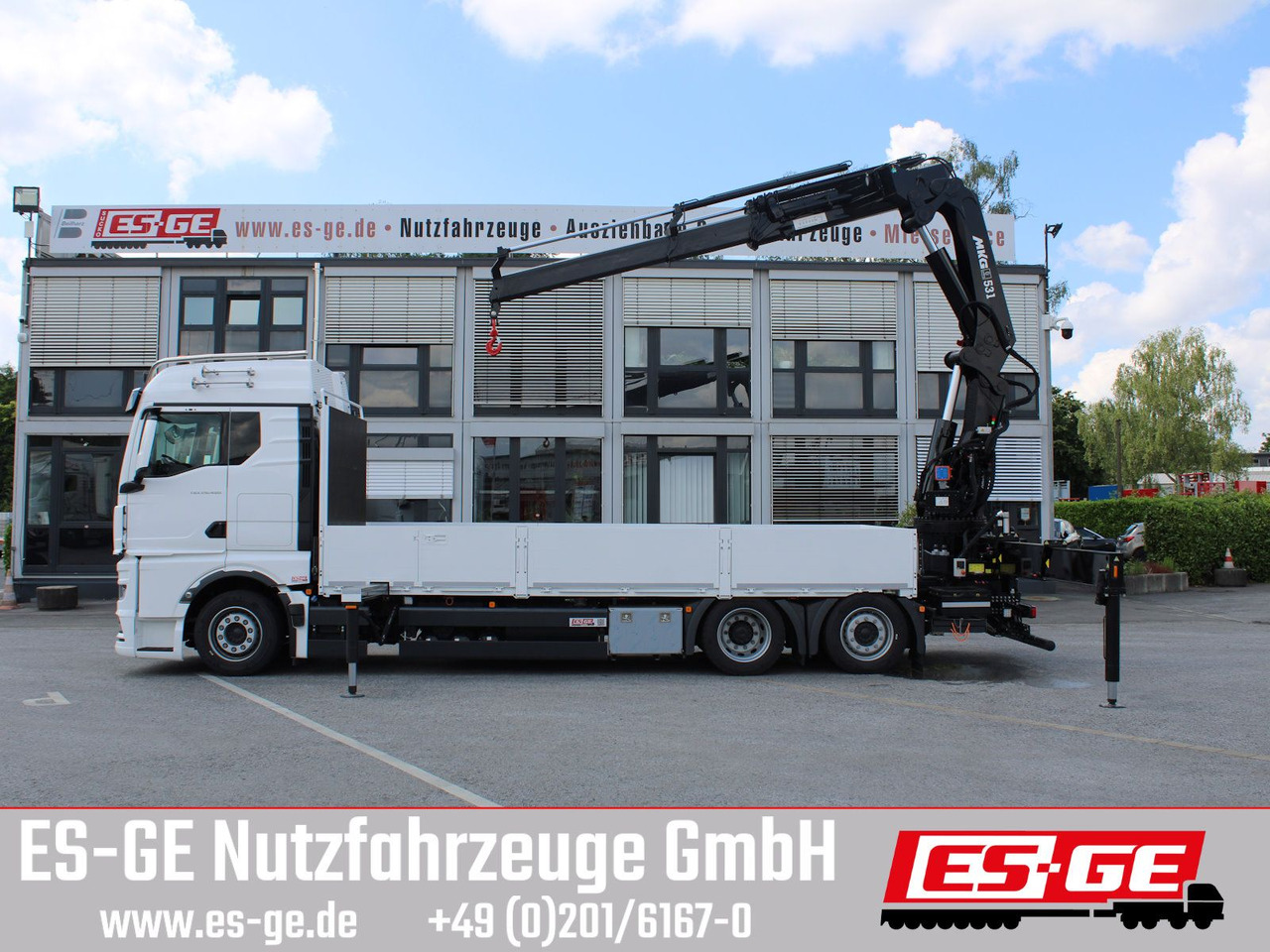 MAN TGX 26.480 6x2-4 LL CH mit MKG HLK531 a5 - Camion plateau, Camion grue: photos 5 MAN TGX 26.480 6x2-4 LL CH mit MKG HLK531 a5 - Camion plateau, Camion grue: photos 5