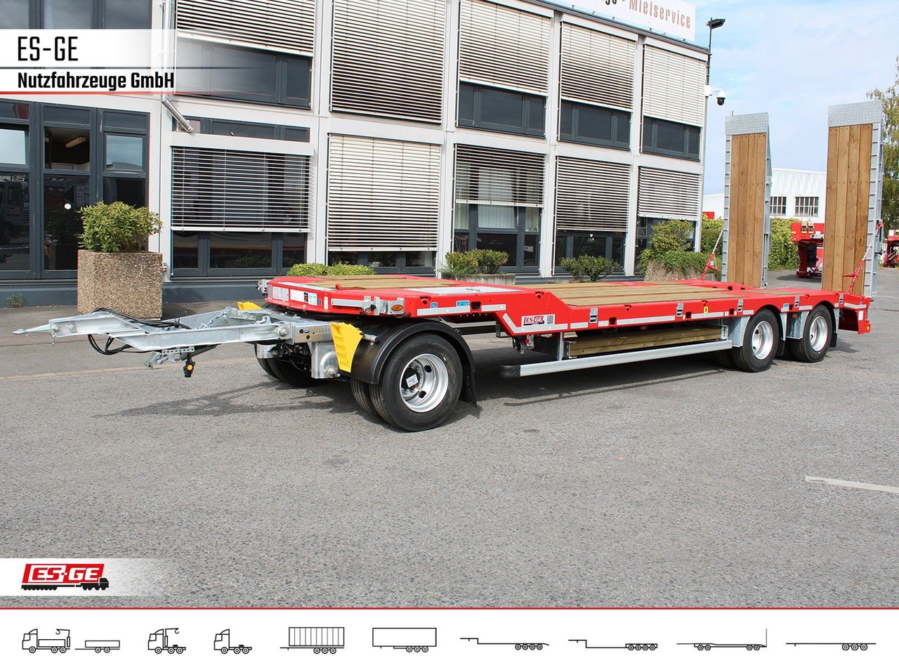 Schwarzmüller Tieflader mit gekröpftem Plateau - Remorque porte-engin surbaissée: photos 2 Schwarzmüller Tieflader mit gekröpftem Plateau - Remorque porte-engin surbaissée: photos 2
