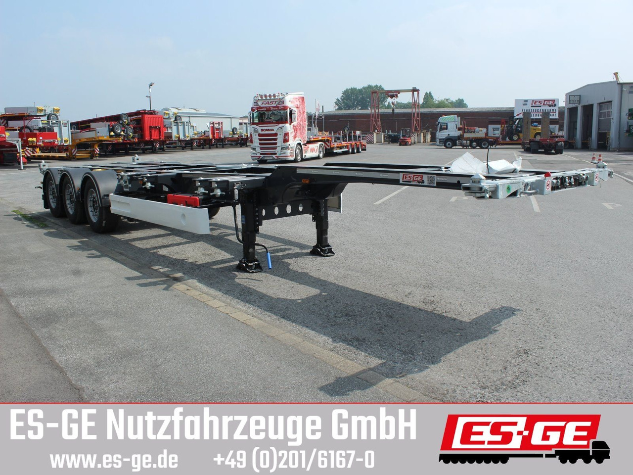 Wielton 3-Achs-Containerchassis - multifunktional - Semi-remorque porte-conteneur/ Caisse mobile: photos 5 Wielton 3-Achs-Containerchassis - multifunktional - Semi-remorque porte-conteneur/ Caisse mobile: photos 5