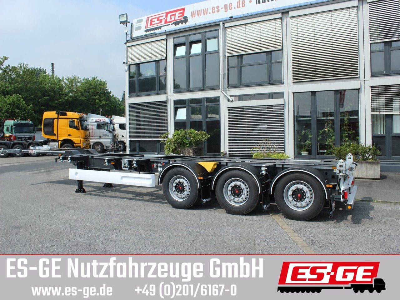 Wielton 3-Achs-Containerchassis - multifunktional - Semi-remorque porte-conteneur/ Caisse mobile: photos 3 Wielton 3-Achs-Containerchassis - multifunktional - Semi-remorque porte-conteneur/ Caisse mobile: photos 3