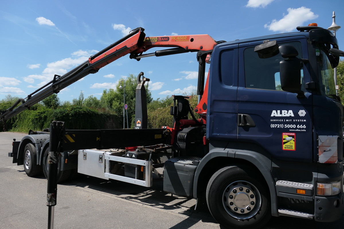 SCANIA R420 B6X2 mit Palfinger 16502 Kran Funk - Camion ampliroll: photos 4 SCANIA R420 B6X2 mit Palfinger 16502 Kran Funk - Camion ampliroll: photos 4