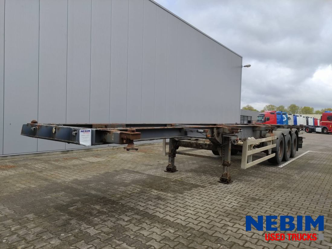 Renders Containerchassis ROC 12.27 CC - 1x40" 1x30" 2x20" - Semi-remorque porte-conteneur/ Caisse mobile: photos 1 Renders Containerchassis ROC 12.27 CC - 1x40" 1x30" 2x20" - Semi-remorque porte-conteneur/ Caisse mobile: photos 1