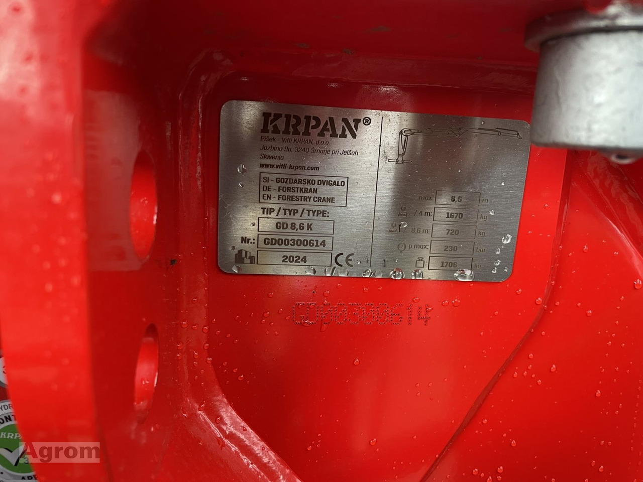 Remorque forestière neuf Krpan GP 15 D + Kran 8,6 K: photos 13