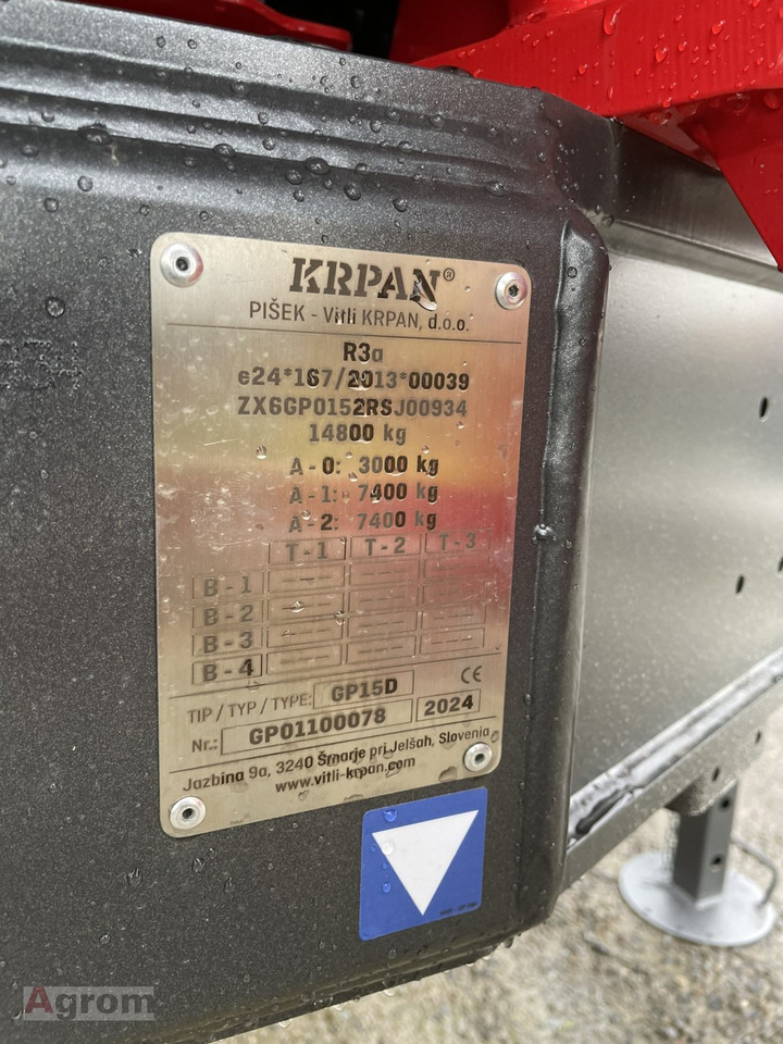 Remorque forestière neuf Krpan GP 15 D + Kran 8,6 K: photos 12