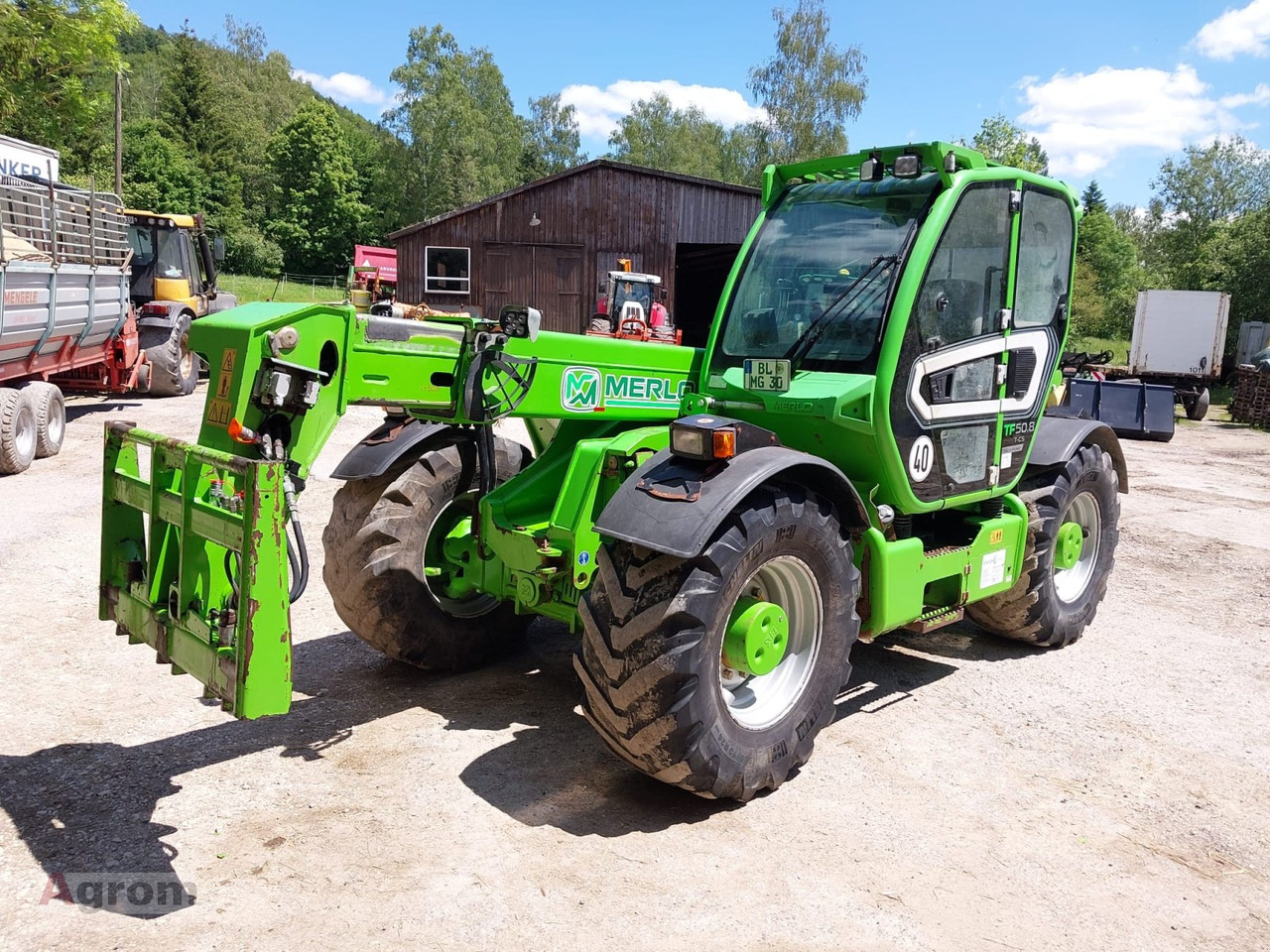 Merlo TF 50.8 TCS-156 - Chariot télescopique: photos 1 Merlo TF 50.8 TCS-156 - Chariot télescopique: photos 1