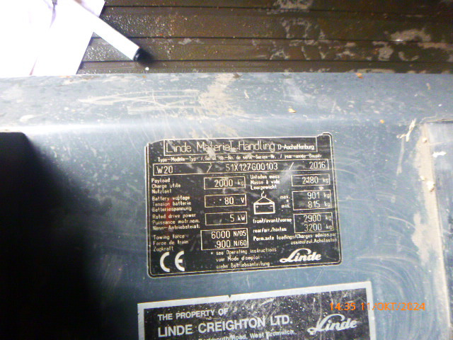 LINDE W20 2022 BATTERY!!! - Chariot tracteur: photos 2 LINDE W20 2022 BATTERY!!! - Chariot tracteur: photos 2