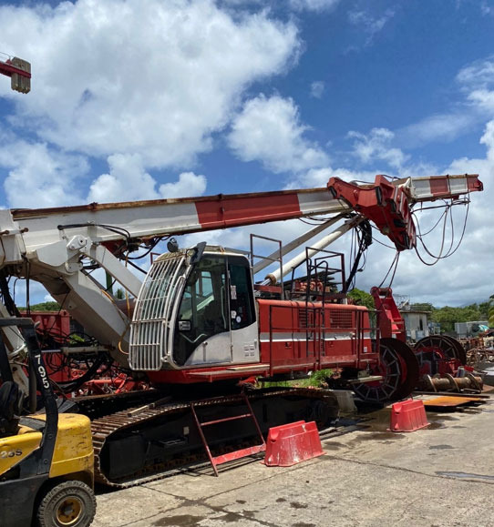 Soilmec SF-70 - Mât de battage: photos 1 Soilmec SF-70 - Mât de battage: photos 1