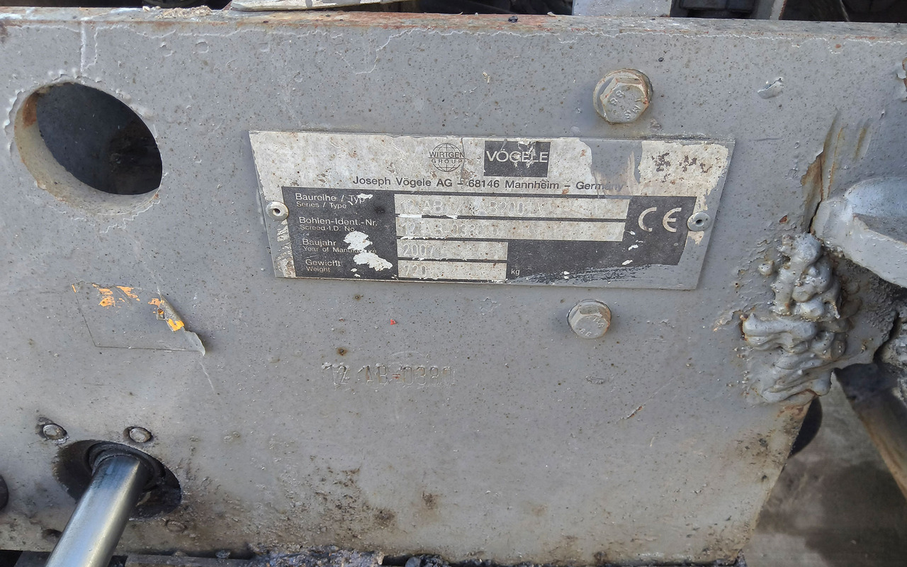 Finisseur Vogele Super 800: photos 11