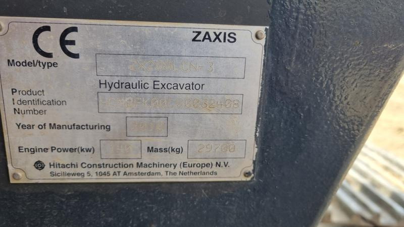 Hitachi ZX280 - Pelle sur chenille: photos 5 Hitachi ZX280 - Pelle sur chenille: photos 5