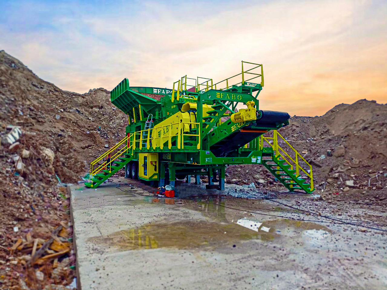 FABO Mobile crusher - Concasseur mobile: photos 4 FABO Mobile crusher - Concasseur mobile: photos 4