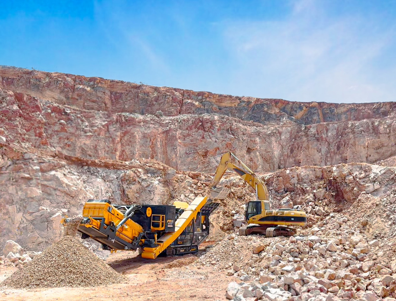 FABO Mobile crusher - Concasseur mobile: photos 4 FABO Mobile crusher - Concasseur mobile: photos 4