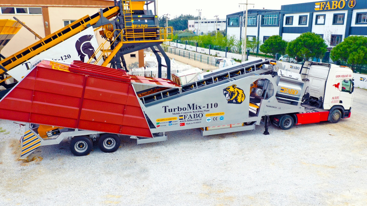FABO mobile concrete batching plant - Centrale à béton: photos 2 FABO mobile concrete batching plant - Centrale à béton: photos 2