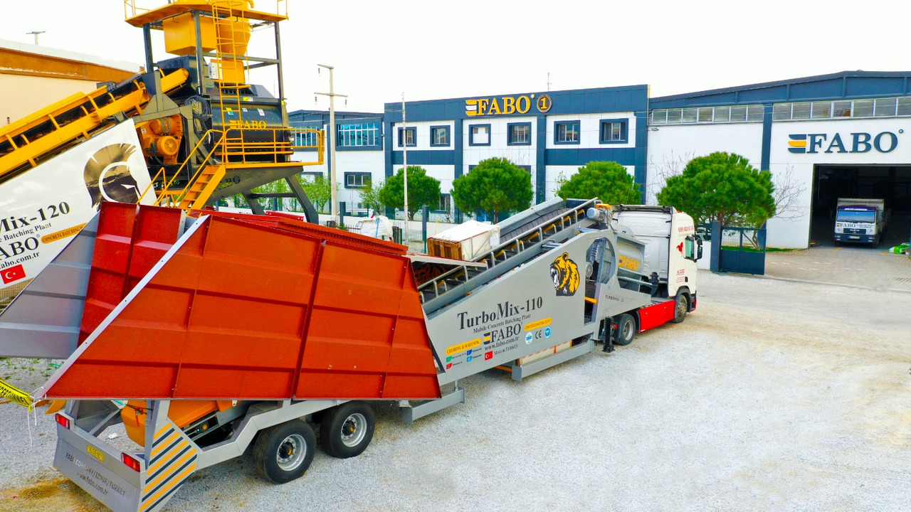 FABO mobile concrete batching plant - Centrale à béton: photos 1 FABO mobile concrete batching plant - Centrale à béton: photos 1